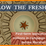 Follow the Freshmen: Campaign Finances and the Sprint to Session