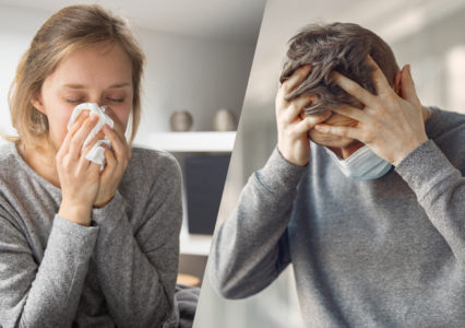 Apparently you could contract covid and the flu at the same time