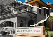 Photo of the Humanities Texas offices in Austin, taken on April 7, 2025.