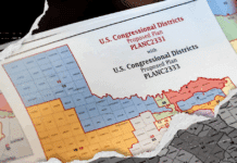 A picture of US New Congressional map.
